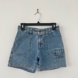 Caslon Mid Rise Utiity Jean Shorts